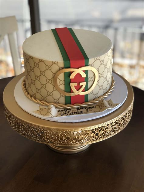 gucci birthday cake.